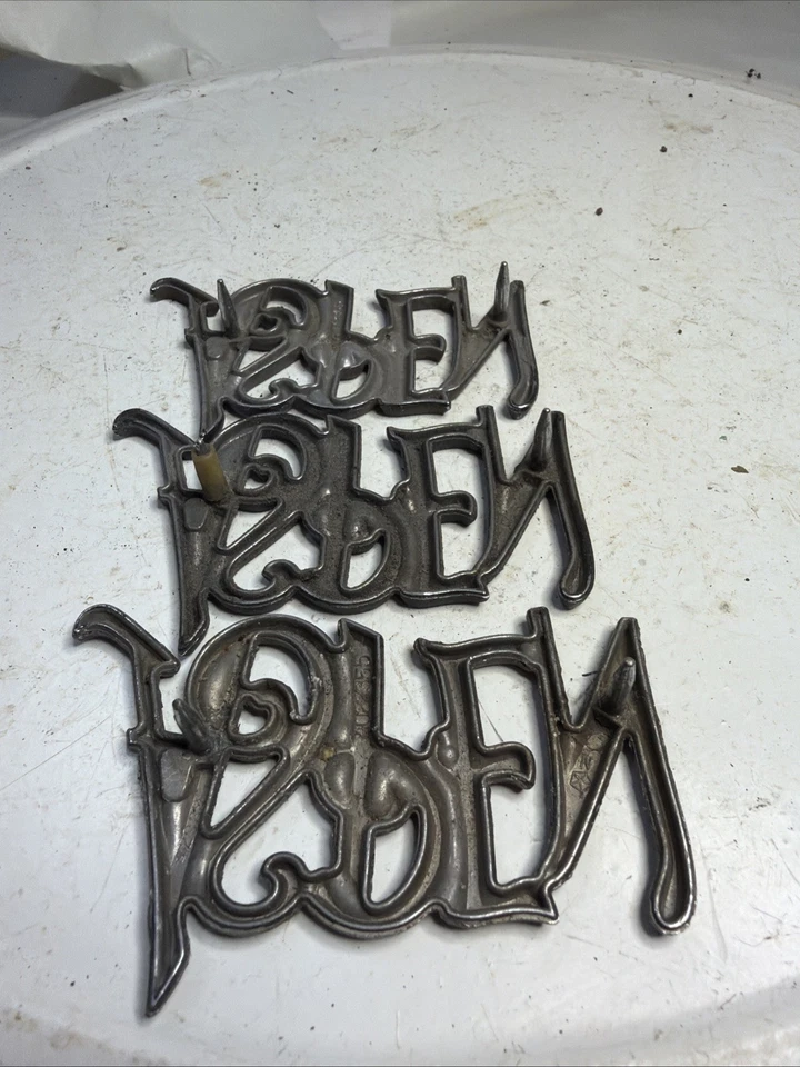 1976-1980 OEM Dodge Aspen переднее крыло значки сценарий эмблемы металлический Mopar - Изображение 2 из 4