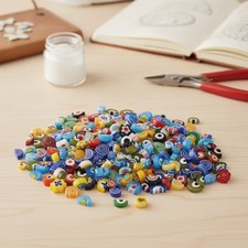Millefiori Glass Mosaic Tiles, 100g, Irregular Pieces, Assorted Colors