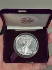 1986- S Proof American Silver Eagle Dollar $1 Box & COA US Mint Bullion OGP