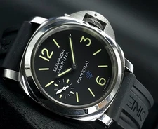 Panerai Luminor Marina 44mm PAM00777 Black Dial Rubber & Textile Straps