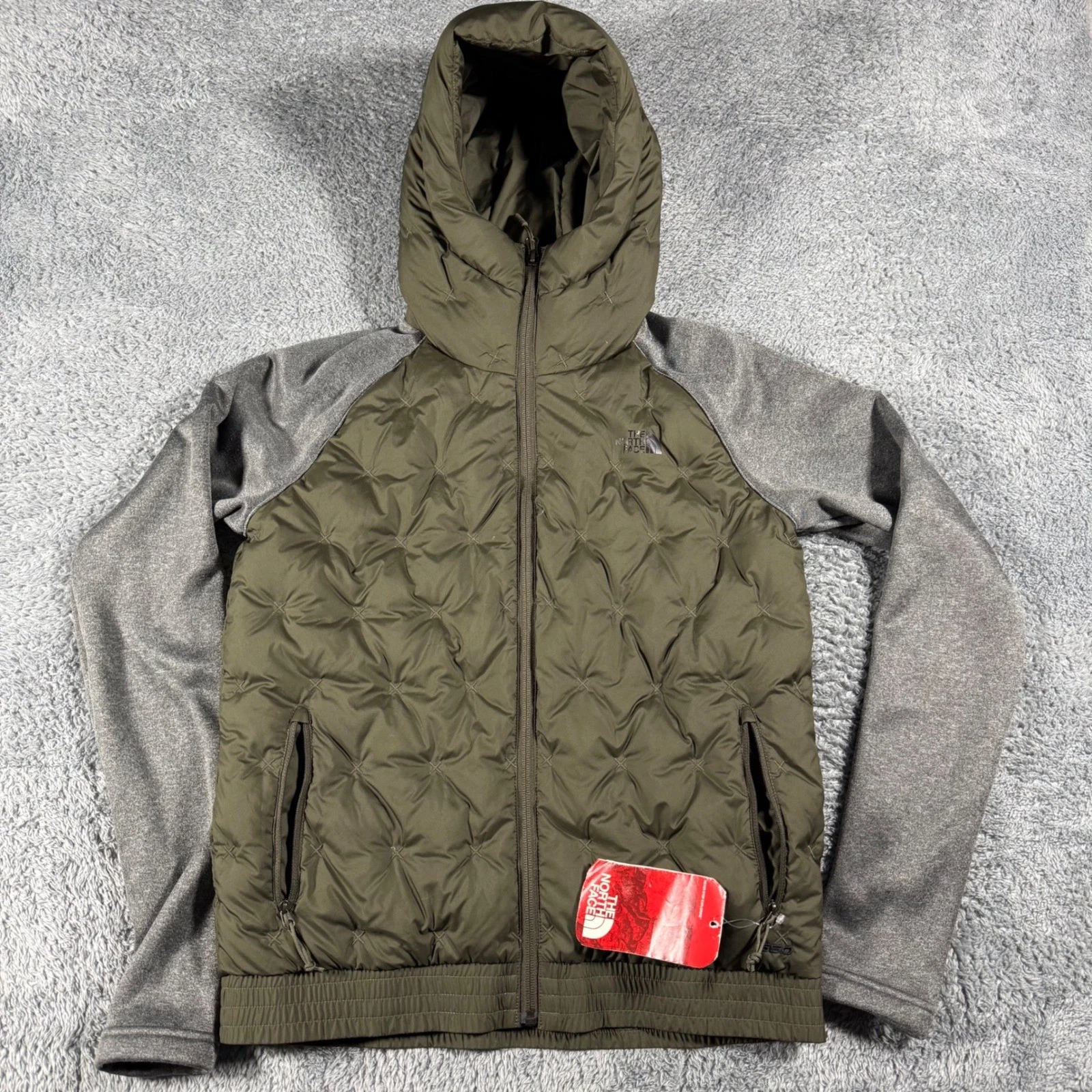 NWT The North Face Mashup Hooded 550 Down jacket Women Small Green Puffer
Opens in a new window or t