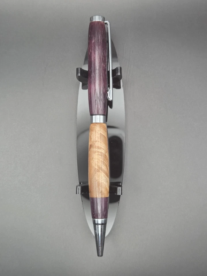 Hand-Turned Wooden Slimline Pen (Pen #36) - Image 3 of 3