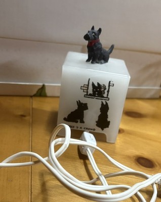 Vintage Scottish Dog Night Light