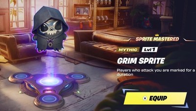 Fortnite Sprite Mastered Grim Reaper   Galaxy Zero Point