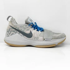 Nike Mens PG 1 878627-009 Gray Basketball Shoes Sneakers Size 10.5