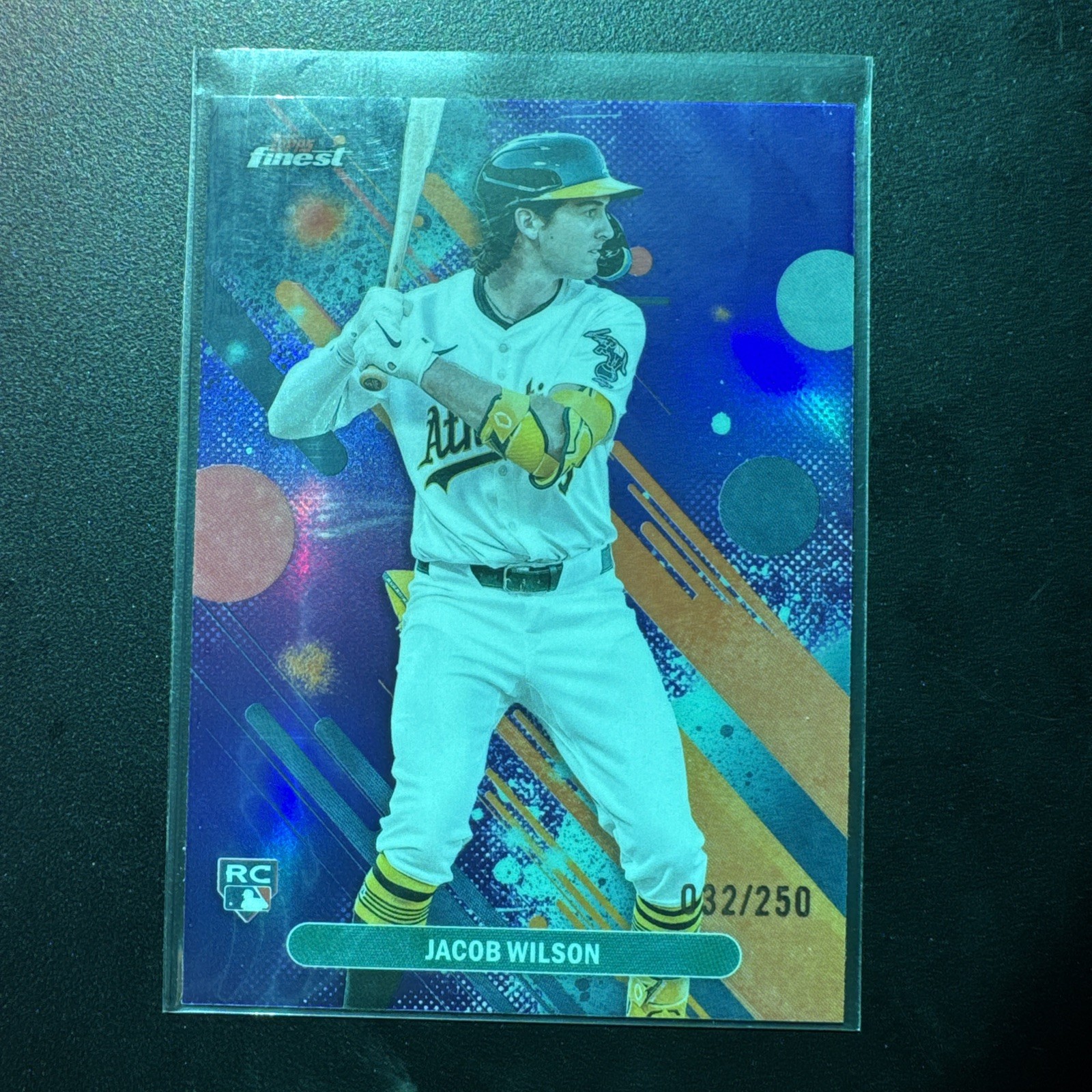2025 Topps Finest - Common Jacob Wilson Purple Refractor /250 (RC) Athletics💥💥