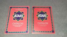 2 Atari Video Game Catalogs 45 Cartridge Rev. D 1981  49 Cartridge Rev. E 1982