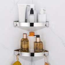 Mensola Doccia Senza Foratura, Mensole Bagno Ad Angolo Con 4 Ganci, Mensola Docc