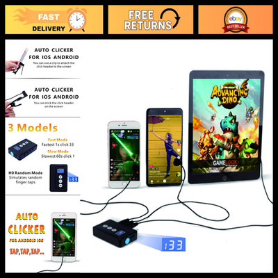 Automatic Tapper for iPhone iPad & Android - Adjustable Speed Auto Clicker for G