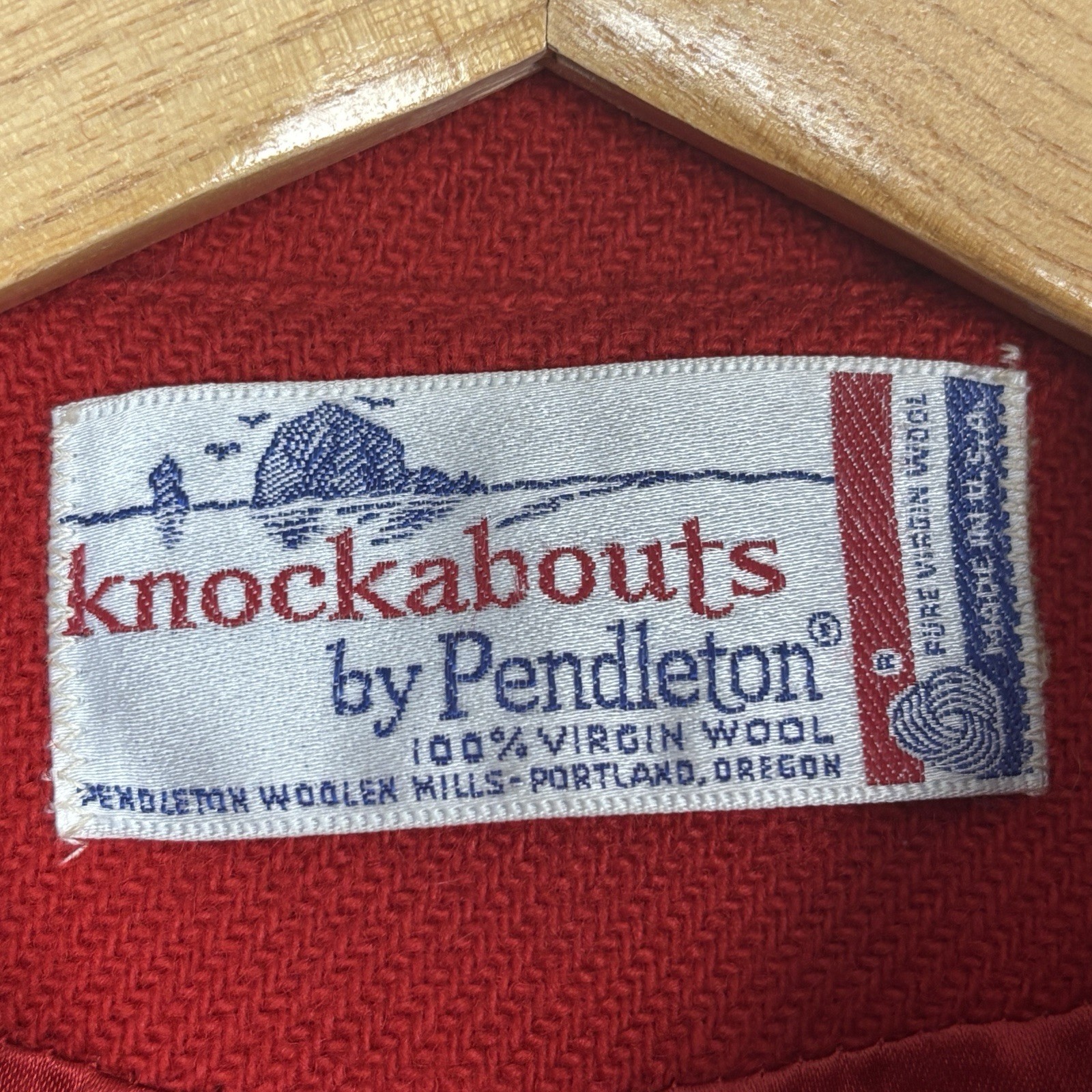Pendleton Knockabouts Red Wool Toggle Duffle Coat… - image 4