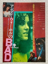 Andy Warhol's BAD 1977 Jeff Tornberg Carroll Baker Japan Movie Flyer B5