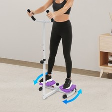 Home Gym Waist Twister Board w/ Handrail 330 Lbs max. Adjustable Waist Twister
