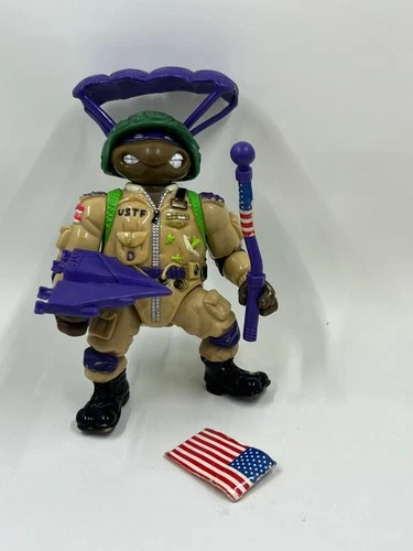 Vintage Teenage Mutant Ninja Turtles Pro Pilot Don Playmates Figure 1991