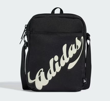 adidas Tiro Graphic Organizer Unisex Travel Sports Casual Bag Black NWT KD7276