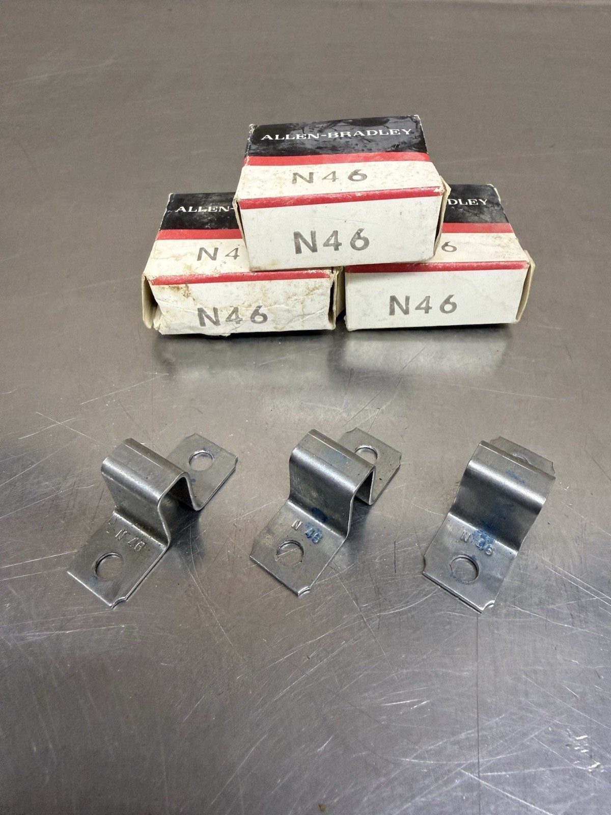 Lot Of 3 Allen Bradley N46 Thermal Overload Relay Heater Unit New In Box