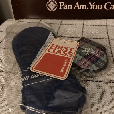 Pan Am Eye Mask, Socks & First Class Baggage Tag 220