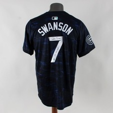 Dansby Swanson Signed Jersey Chicago Cubs Inscribed '23 All Star MLB Authenti...