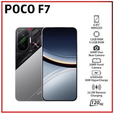 (New) Xiaomi POCO F7 5G 12GB+512GB SILVER Dua...