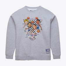 Men's Mitchell & Ness 1985 NBA All-Star Game Caricatures Pullover Sweatshirt NWT