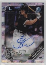 2019 Bowman Chrome Prospect Atomic Refractor 30/100 Steele Walker Auto 13iq