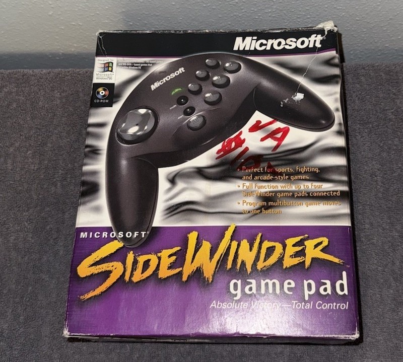 Microsoft SideWinder Game Pad Computer PC Game Controller 90873