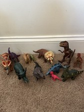 Lot Of Toy Play Dinos Dinosaurs Mixed Brands Mixed Sizes 12 Figures