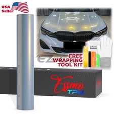 Gloss Metallic Shark Blue PPF TPU Paint Protection Film Dry Wet Apply Vinyl Wrap