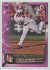 2022 Bowman NPB Nippon Professional Baseball Fuchsia /75 Takumi Kurohara 00cp