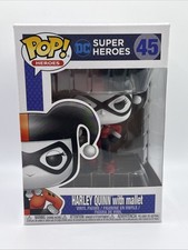 Funko POP! Figura de vinilo DC Comics - Harley Quinn con mazo (#45)