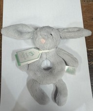 Jellycat Bashful Bunny Ring Rattle Soft Toy - Grey - Plush - Baby - GENUINE