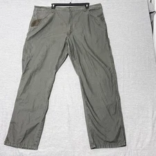 Wrangler Riggs Workwear Pants Mens 42x30Green Ripstop Cargo Pockets Utility