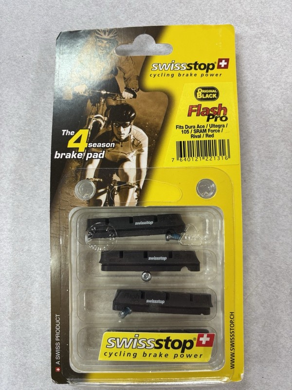 NOS Swiss stop Flash Pro Rim brake pads (Dura Ace/Ultegra/105/Red/Force/Rival