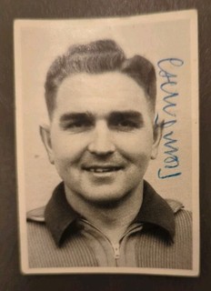 Toni Turek Handsigniertes Autogramm Auf OK Sammelbild autograph DFB WM 1954