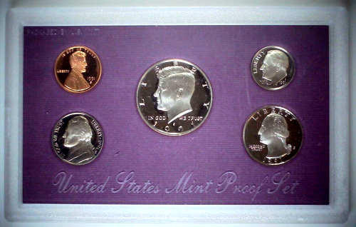 1991-S US Proof Mint Set 5 Coins CLAD 24sct00401-2 - Picture 3 of 6