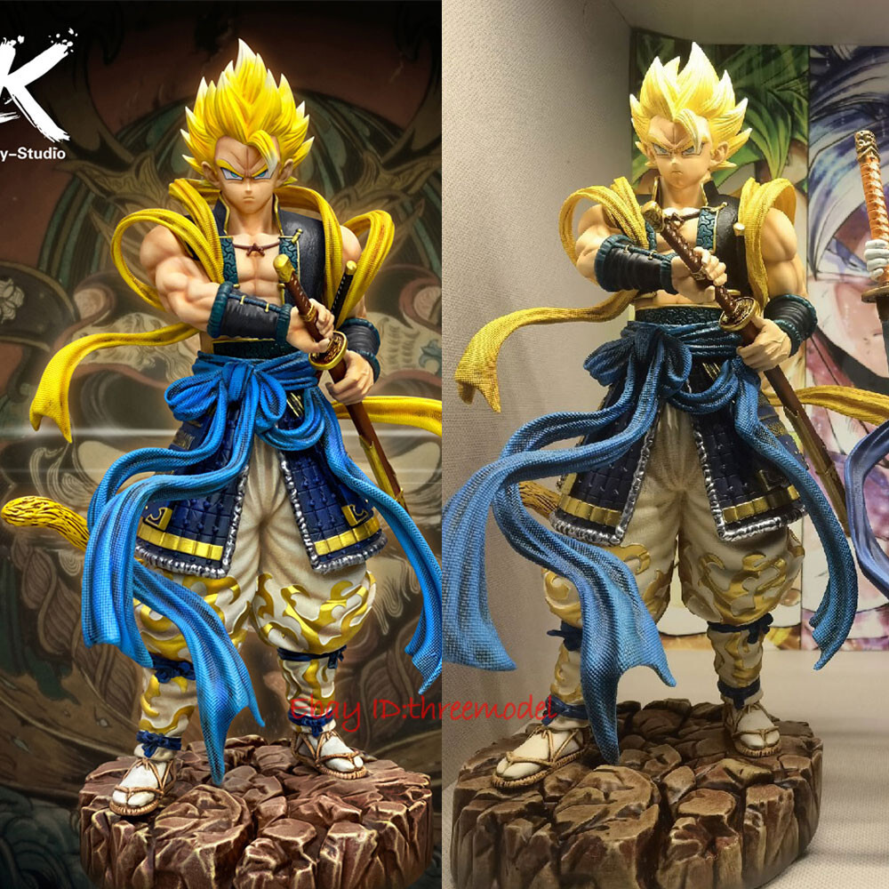 30cm ドラゴンボール ベジータ【サムライバージョン】LK STUDIO LK Studio 1/6 Dragon Ball Samurai Gogeta Yellow Hair Painted