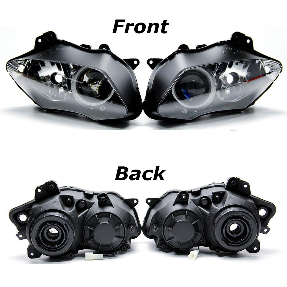 For Yamaha YZF R1 2007 2008 YZF-R1 07 08 Left Right Headlight Head