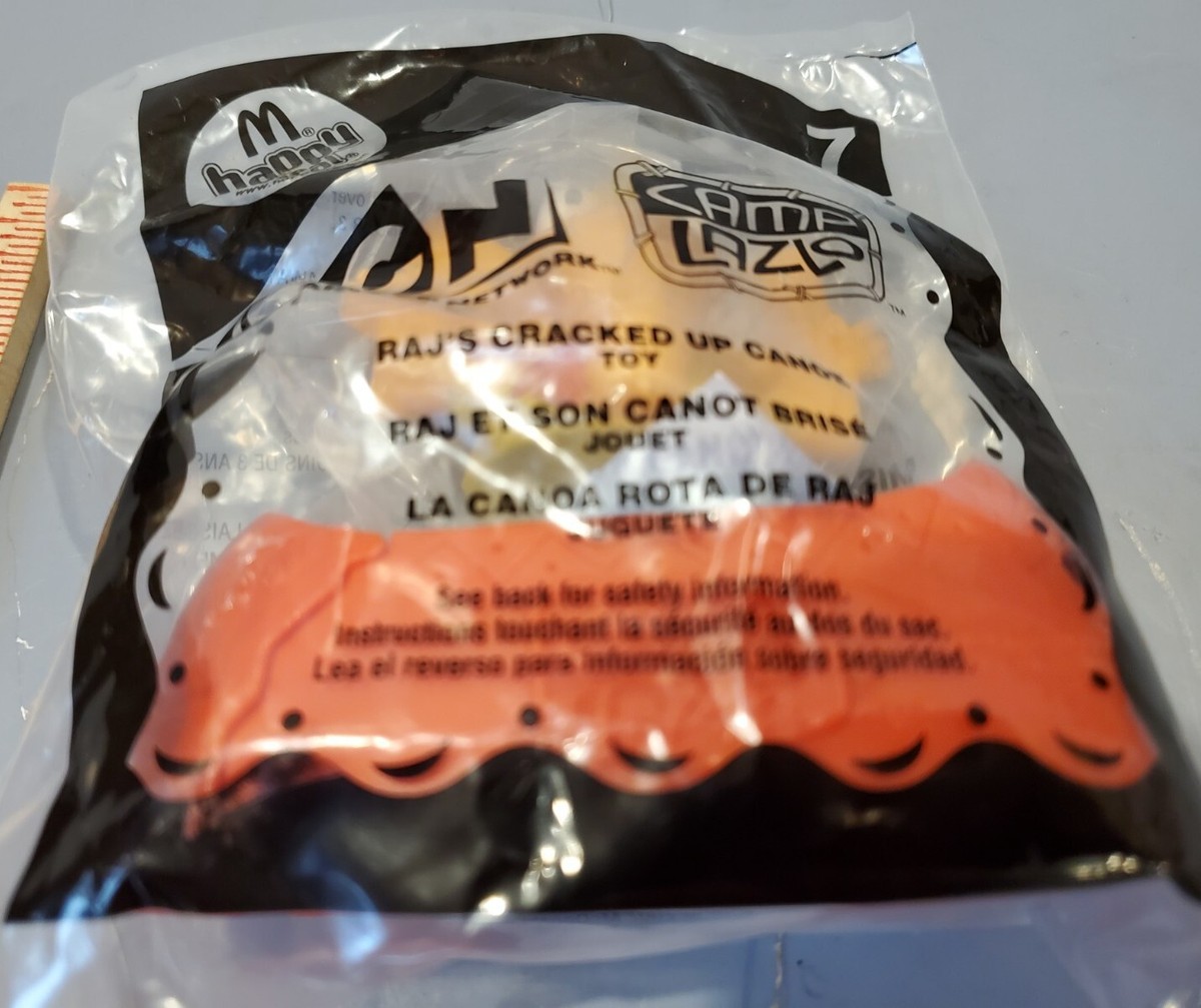 McDonald's Happy Meal Camp Lazlo Raj's Cracked up CanoeToy,NIP