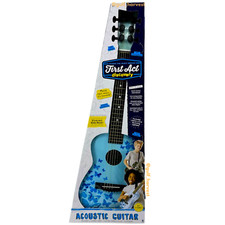 First Act Discovery Beginner Kid's 6-string Acoustic Guitar - Blue Butterflies