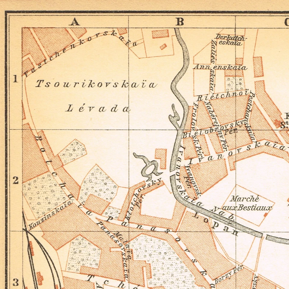 KHARKIV Харків mapa plano de la ciudad ORIGINAL 1897 UCRANIA УКРАЇНА JARKOV Foto 3 de 4