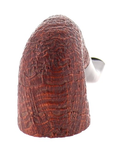 Pipa Chacom Flame Grain 863 sabbiata marrone shape bent dublin - Picture 3 of 9