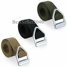 Men Nylon Military Style Casual Outdoor Tactical Webbing Riggers Web Buckle Belt