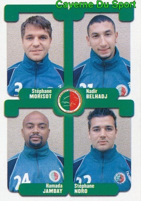 475 NADIR BELHADJ ROOKIE ALGERIA CS.SEDAN PORTSMOUTH.FC STICKER FOOT 2005 PANINI