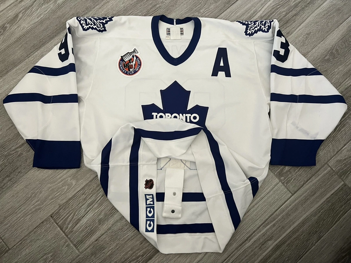 1994-97 Toronto Maple Leafs Match Issue Gilmour 93 Away Jersey