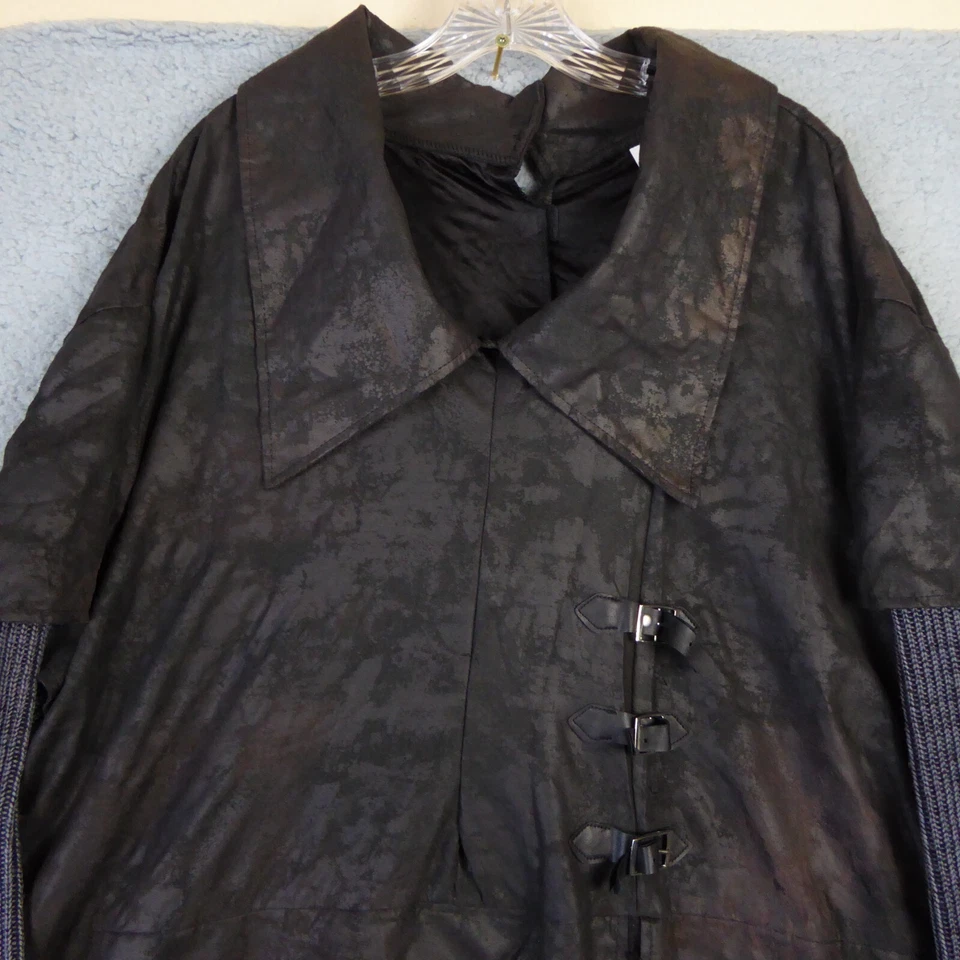 Jon Snow Night's Watch Tunic Costume Adult Plus Black HBO Game of Thrones Spirit - Image 2 of 4