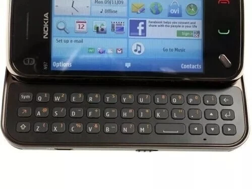 Original Nokia N97 Mini Mobile Phone Unlocked 3G 8GB WIfi GPS Symbian Cellphone - Image 2 of 4