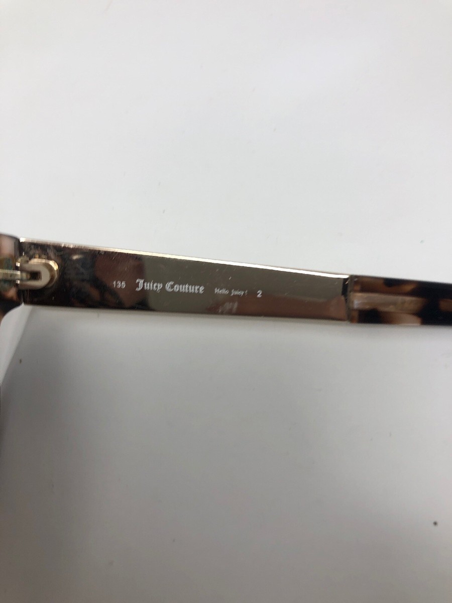 JUICY COUTURE HELLO JUICY Sunglasses Frame 52-20-135 Crystal Brown