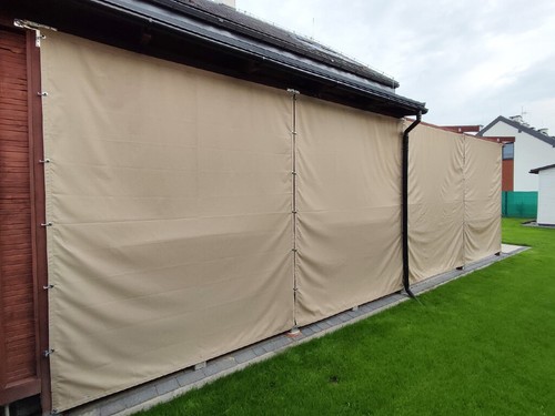 MAßGEFERTIGTER OUTDOOR-VORHANG MIT ÖSEN | WASSER- UND WINDDICHT FÜR TERRASSE - Bild 12 von 48