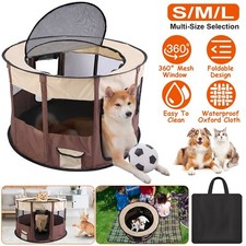 Portable Foldable Dog Playpen Exercise Kennel Tent for Puppy Dog Cat