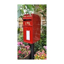 Post Box Wall Mounted/Pillar Mount Letterbox with Lock Outdoor Mailbox