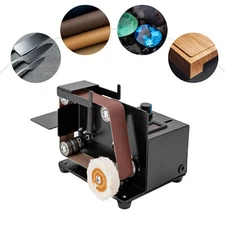Electric Polishing Grinding Machine for Wood Metal Knife with 10X Abrasive Belt